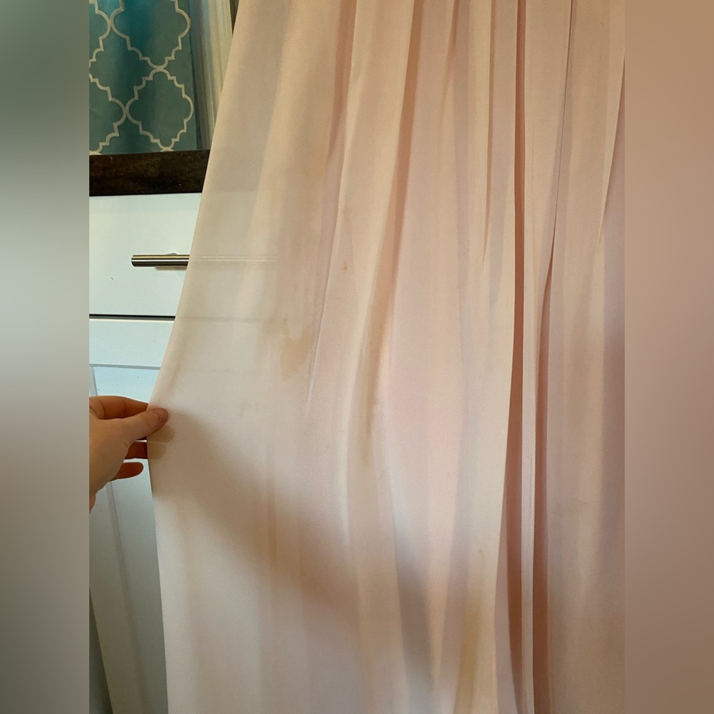 One shoulder bridesmaid or flower girl dress - Picture 4 of 4